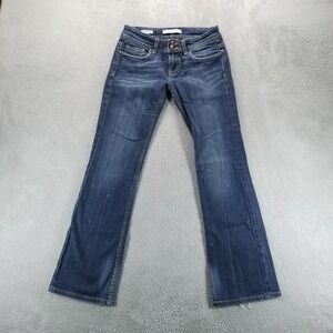 Vigoss‎ Studio Jeans Womens 6 Blue The New York Low Rise Bootcut Flap Pocket